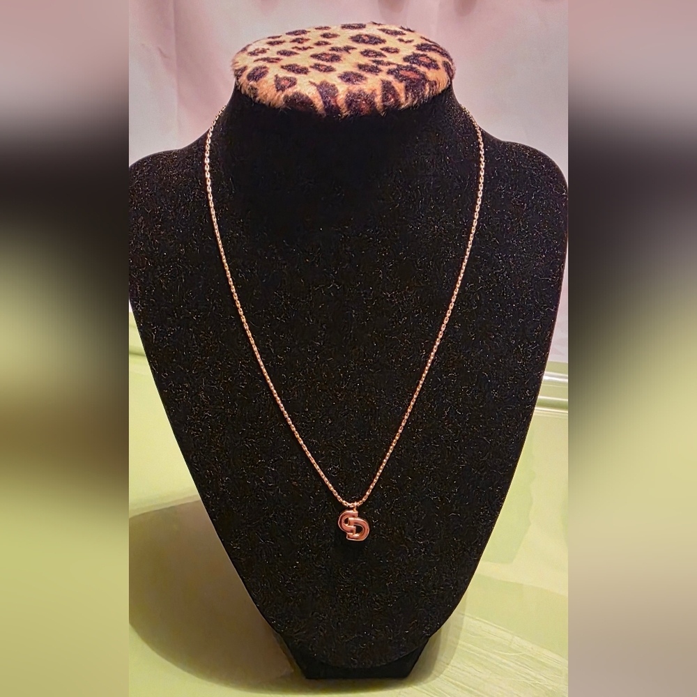 Christian Dior Initial Necklace - Picture 1 of 5